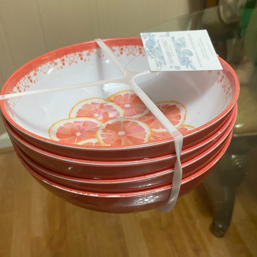 Brand New Set C&C Multicolor Bowl 7.5”